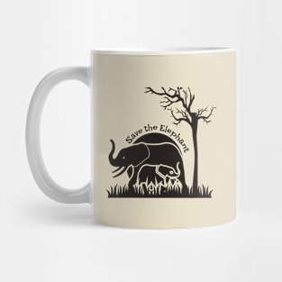 Save The Elephant Mug